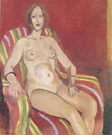 Nude in an Armchair (mk35), Henri Matisse